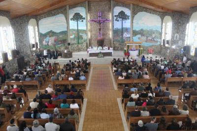 Missa de aÃ§Ã£o de graÃ§as encerrou as celebraÃ§Ãµes da 37Âª ediÃ§Ã£o da Festa em louvor a N. Sra. Aparecida de Laranjeiras do Sul